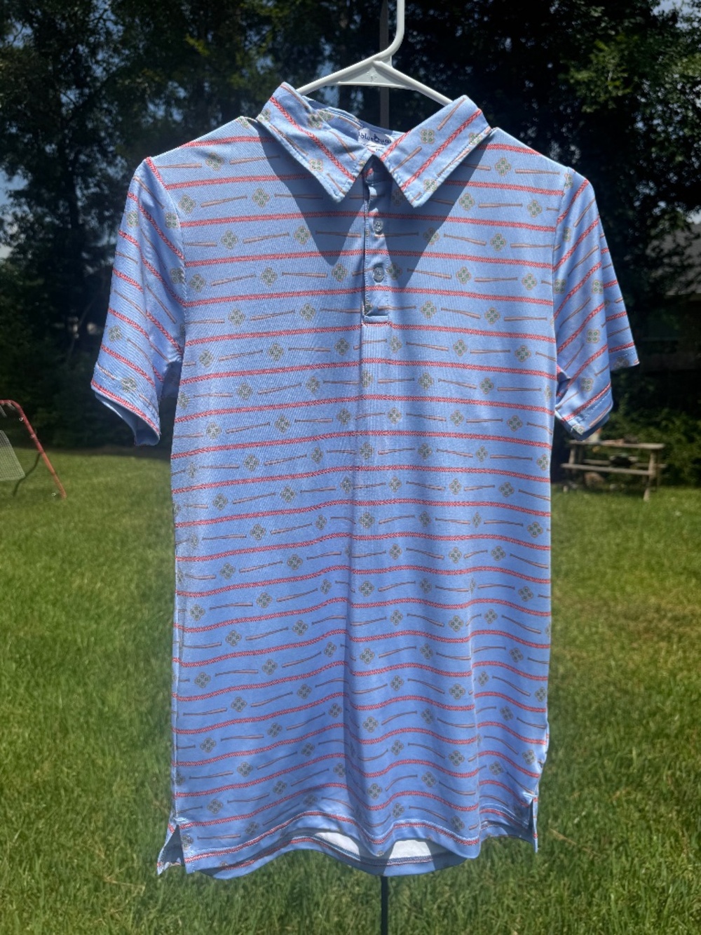Blue Quail | Baseball Bat Polo | Size 12